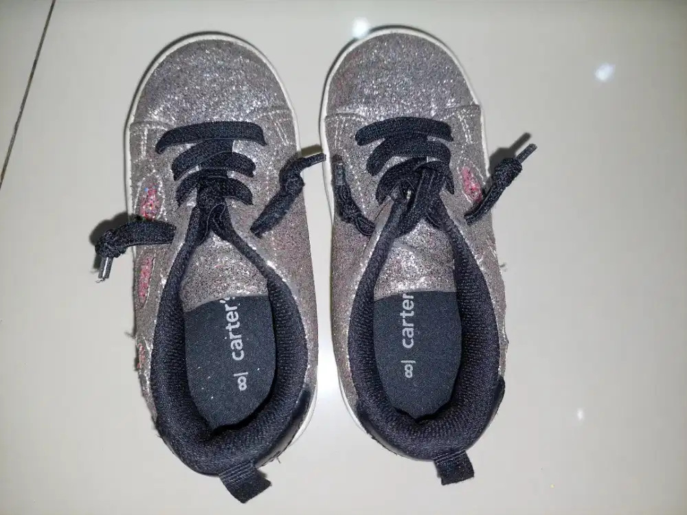 Sepatu Anak Carter's Addilyn Gunmetal AF20H04B, size 8 (1-3 years)