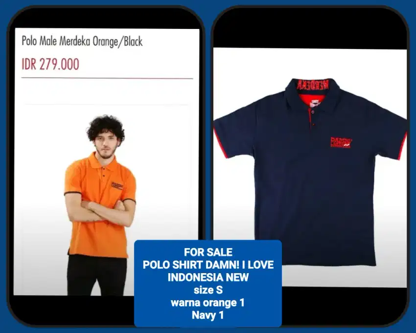 polo shirt Damn! I love indonesia