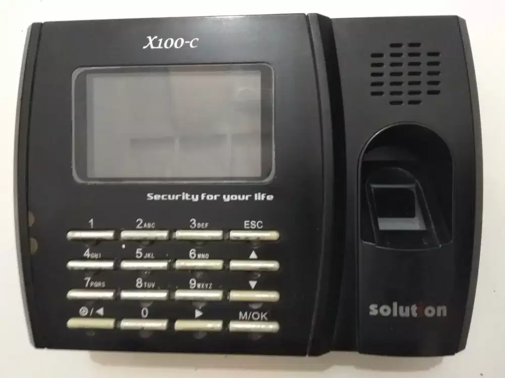Solution X100-C mesin absensi sidik jari