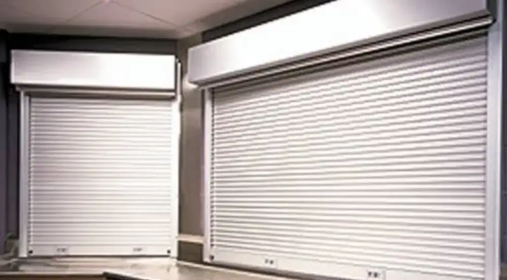 Rolling door polding gate