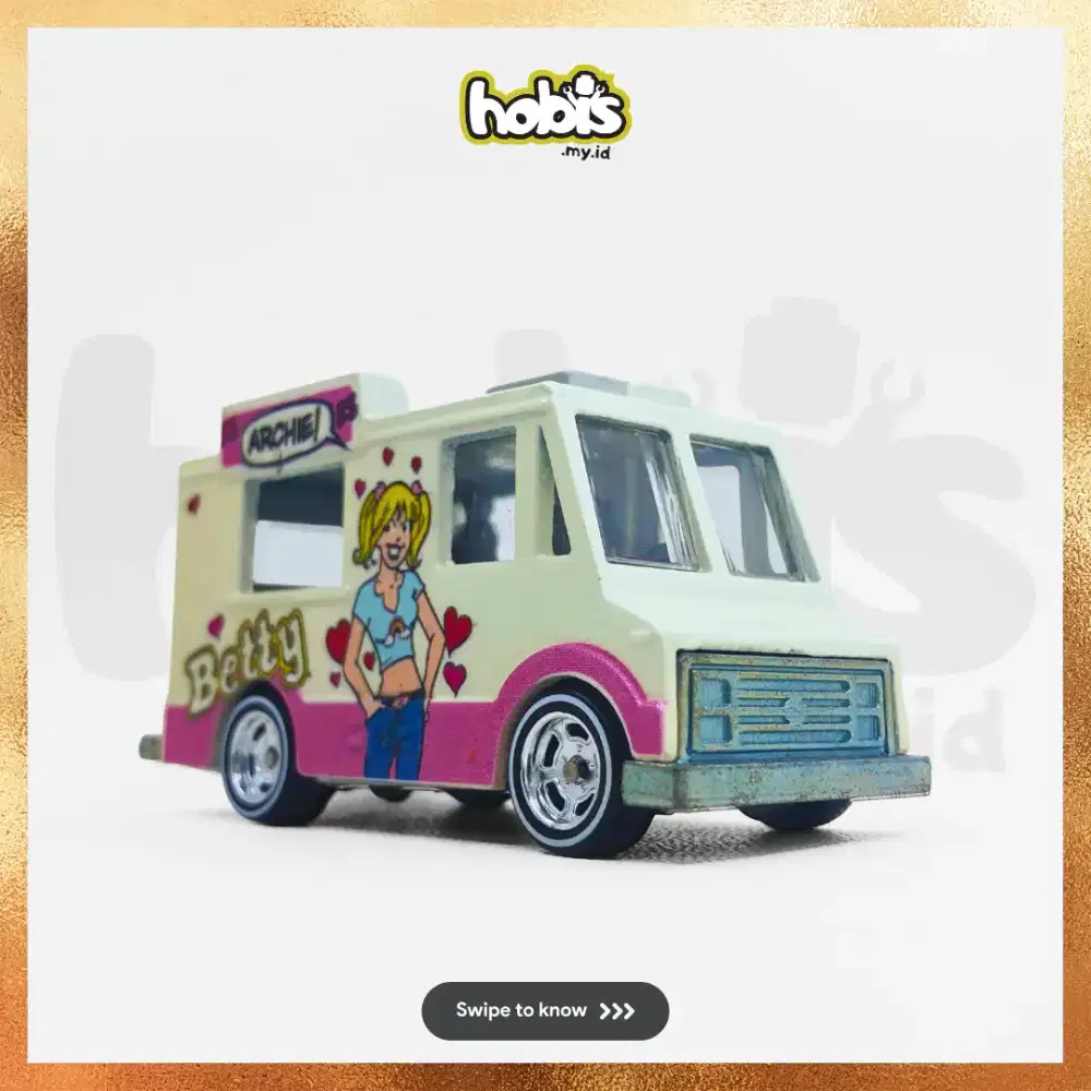 Diecast Hot Wheels Premium Ice Cream Truck Archie Comics Sweet Streets