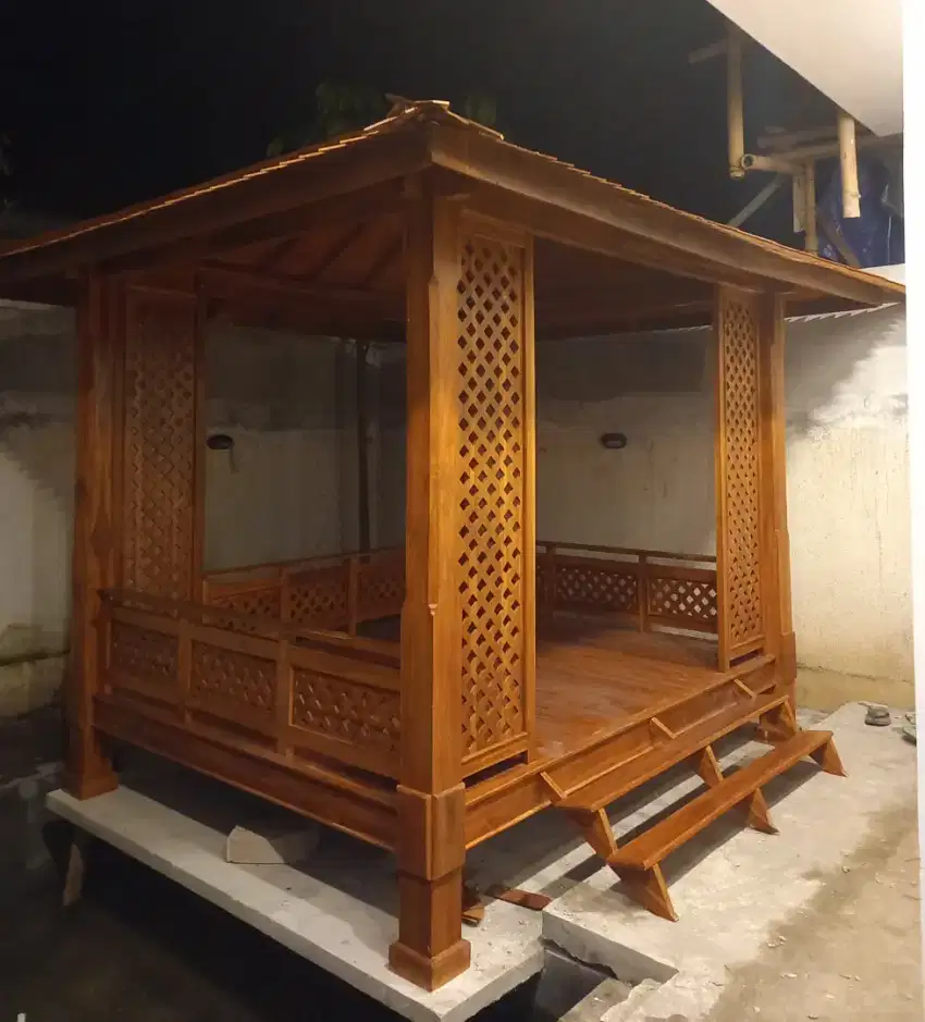 New gazebo jati