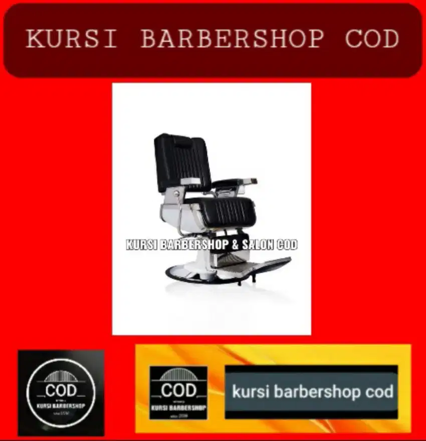 Kursi Barbershop barber pangkas salon hidrolik & non. SKBM. COD (s&k)