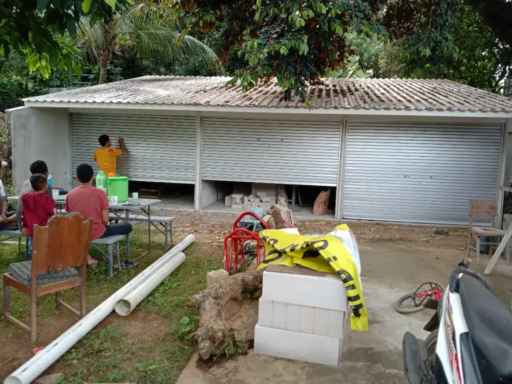 Rolling door, Folding gate, Kusen almunium. Dll