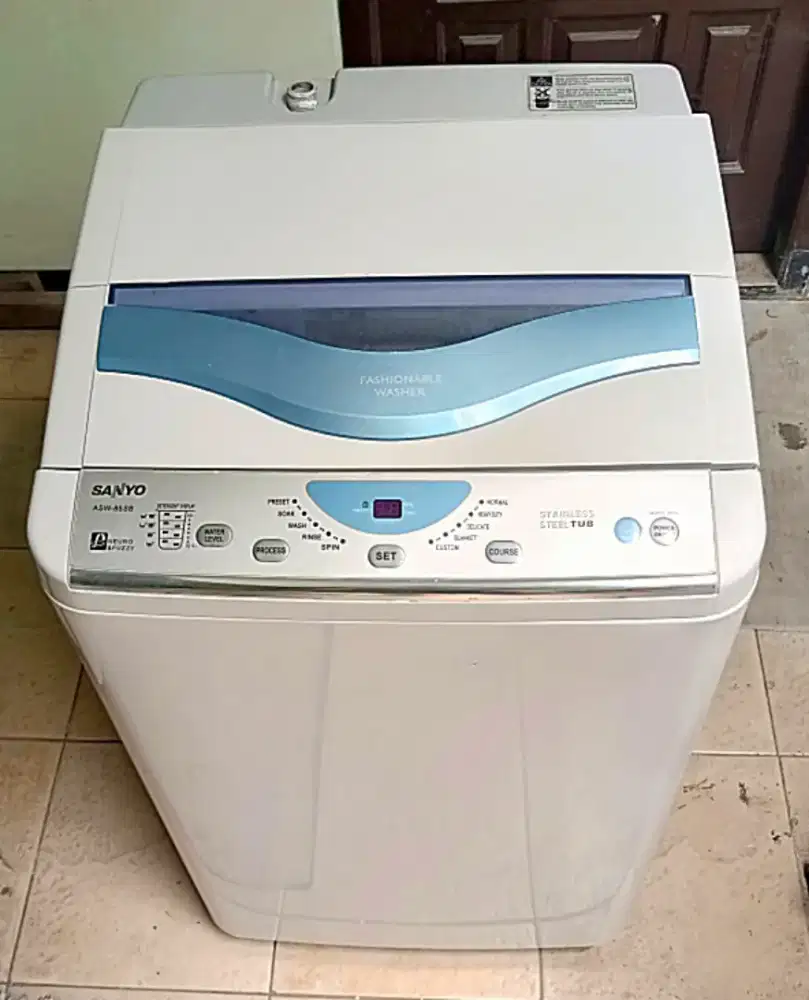 Mesin cuci otomatis sanyo kpstas 8.5 kg