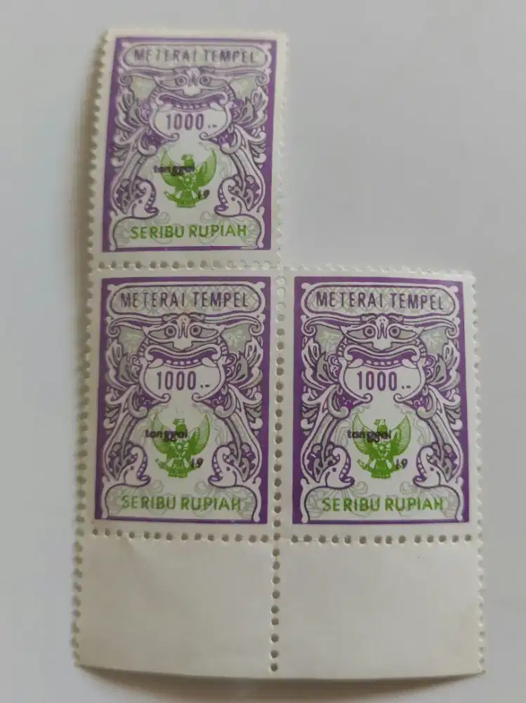 Materai tempel 1000 rupiah