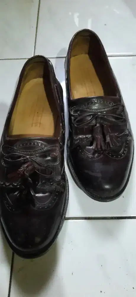 Jual sepatu kulit Johnston & Murphy size 38-39 Ori