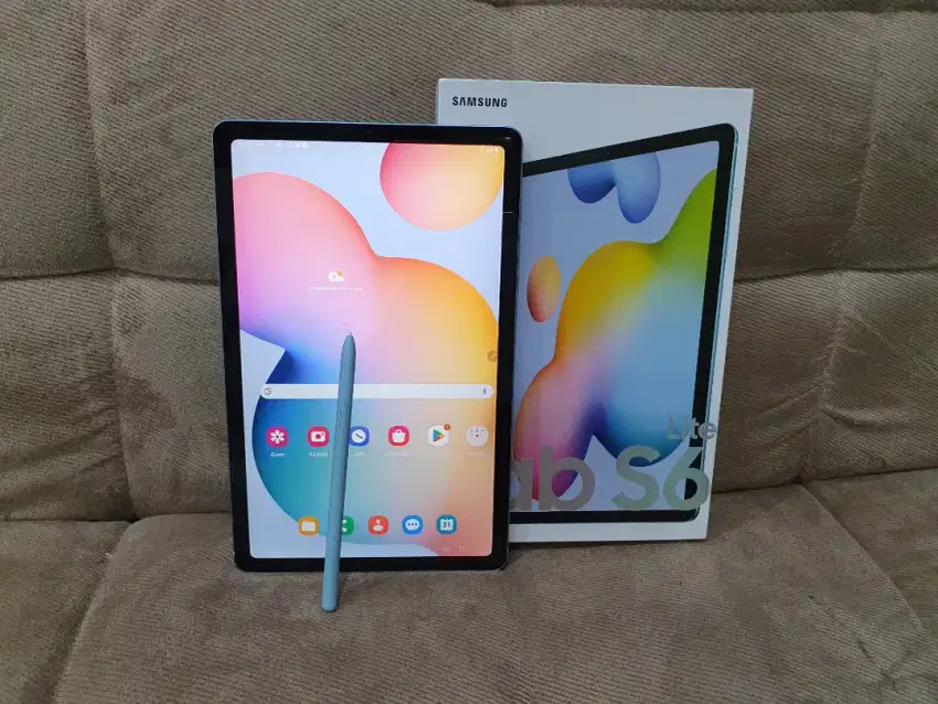 Samsung TAB S6 LITE Ram4/128GB resmi SEIN Full ORI NOMINUS 100% NORMAL