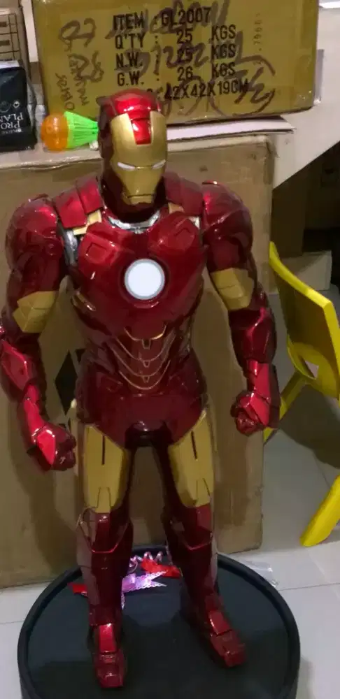 Mainan iron man asli marvel free gundam