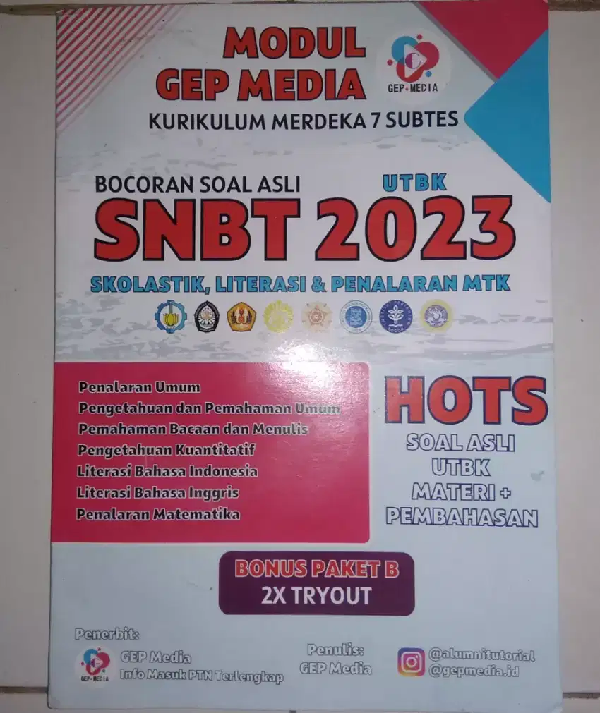 Buku Modul SNBT 2023 Gep Media