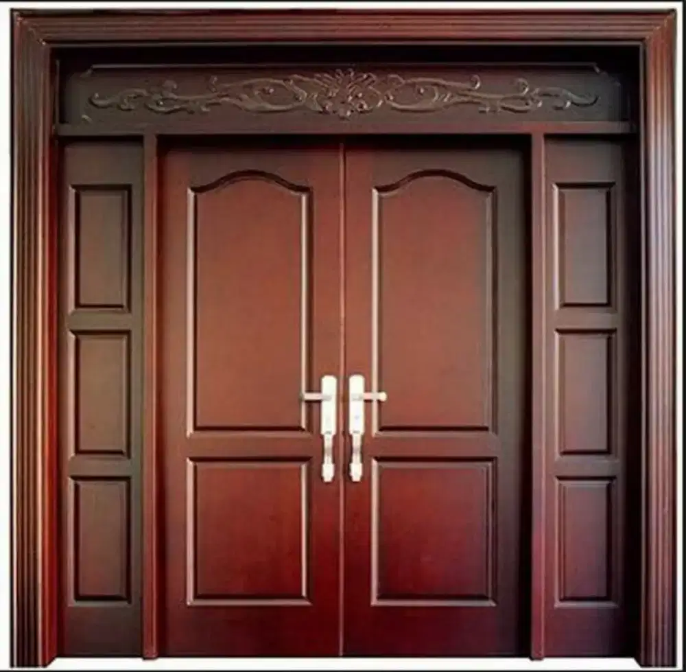 Pintu kayu minimalis