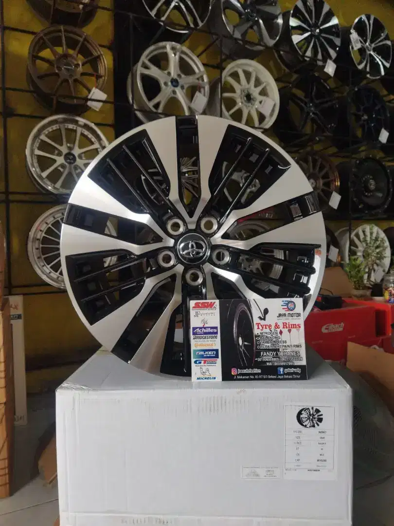 Velg alphard r18 5x114 lbr7,5 et42