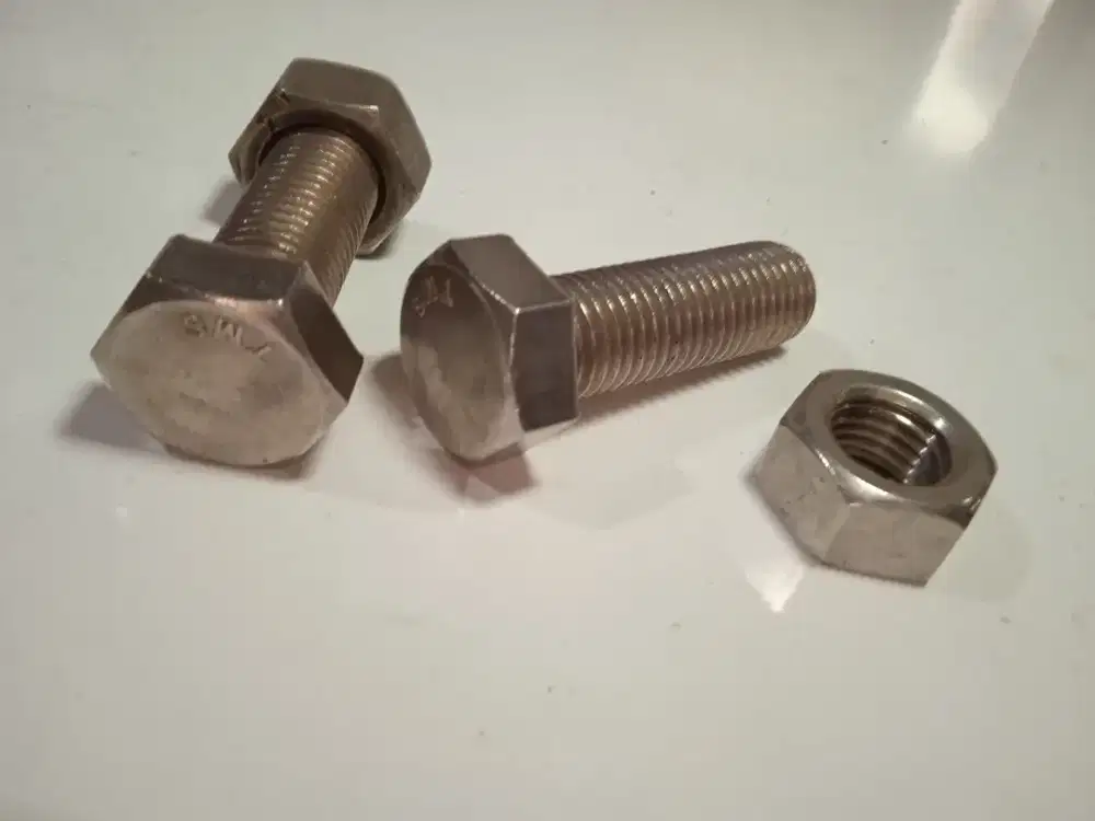 Baut TMS M20x60 + Mur M20 Galvanis + Ring Plat M20