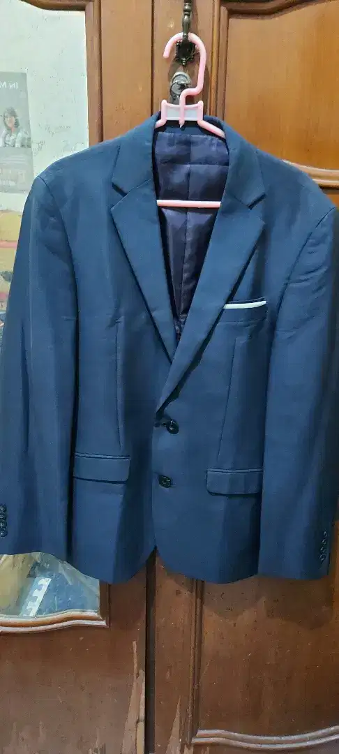 Jas Biru Size S 96x69x62
