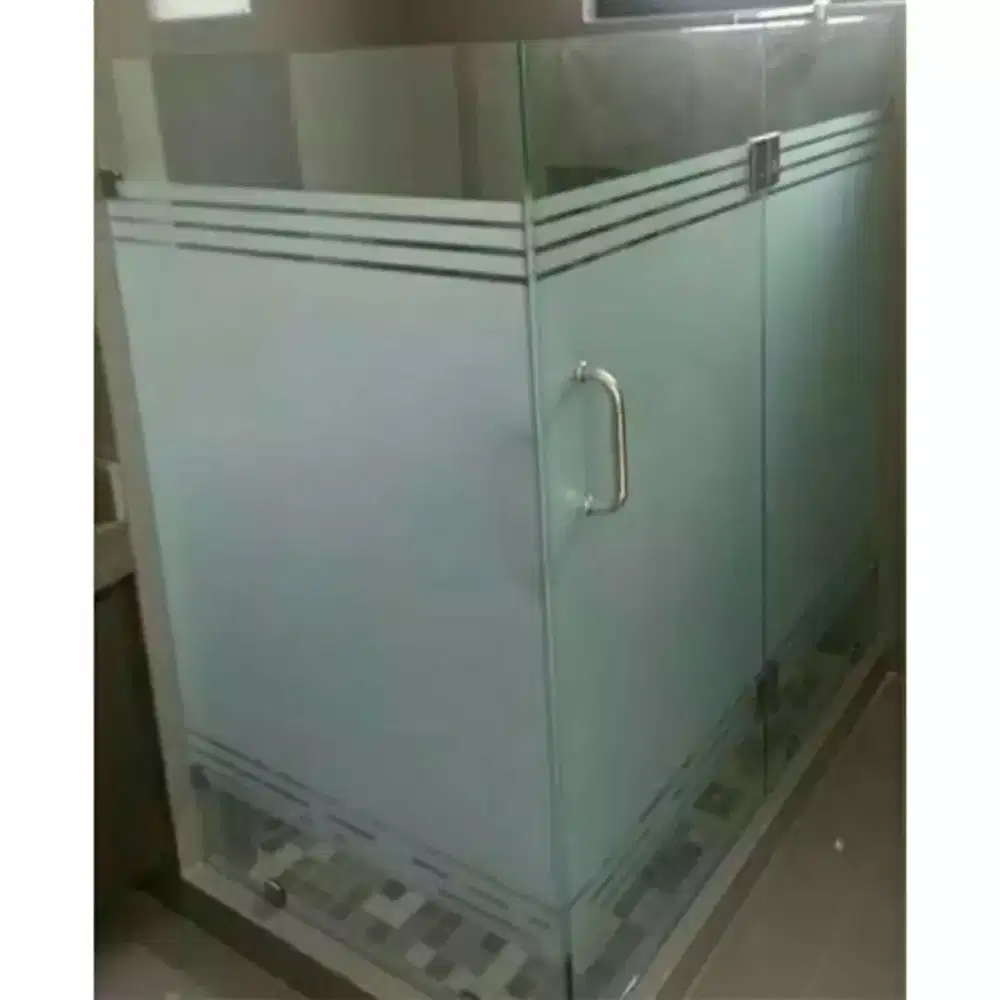 Jasa Pemasangan Stiker Kaca Sandblast