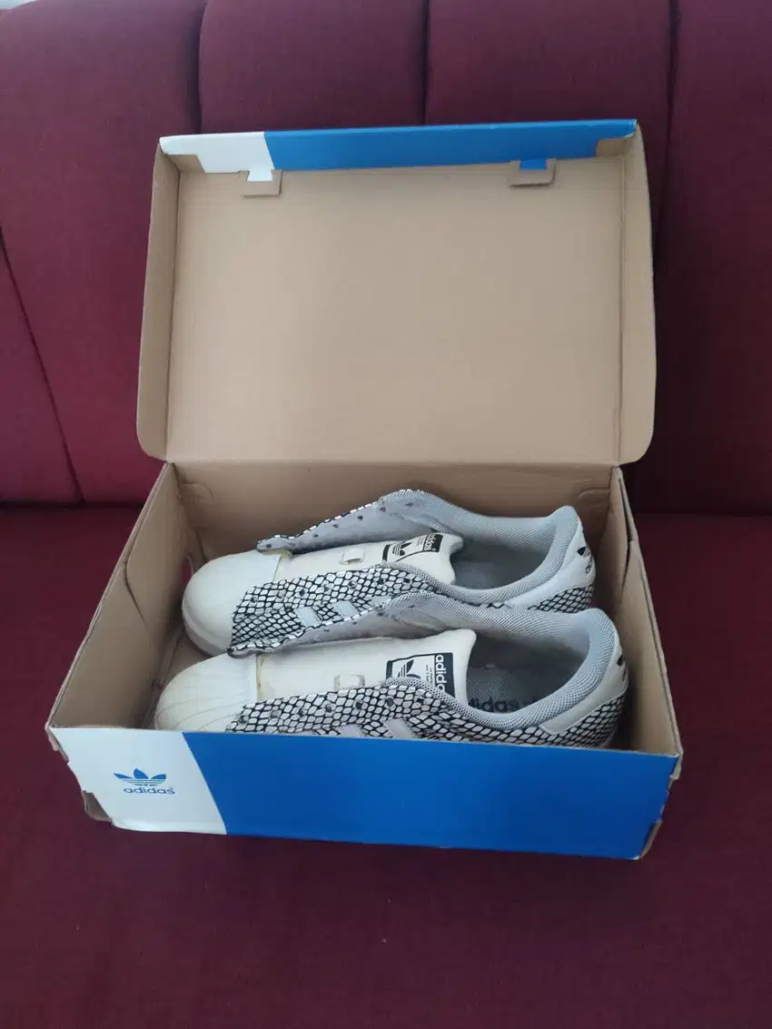 Dijual Sepatu Sneaker Adidas Superstar Snake Pack Asli