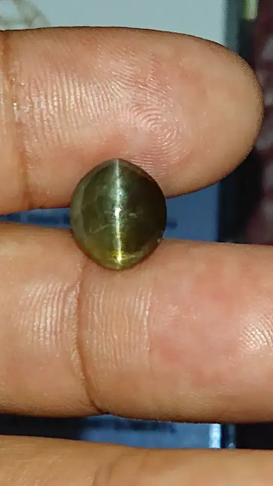 cat eye chrysoberyl 4.55crt tali bagus body kristal harga pas net