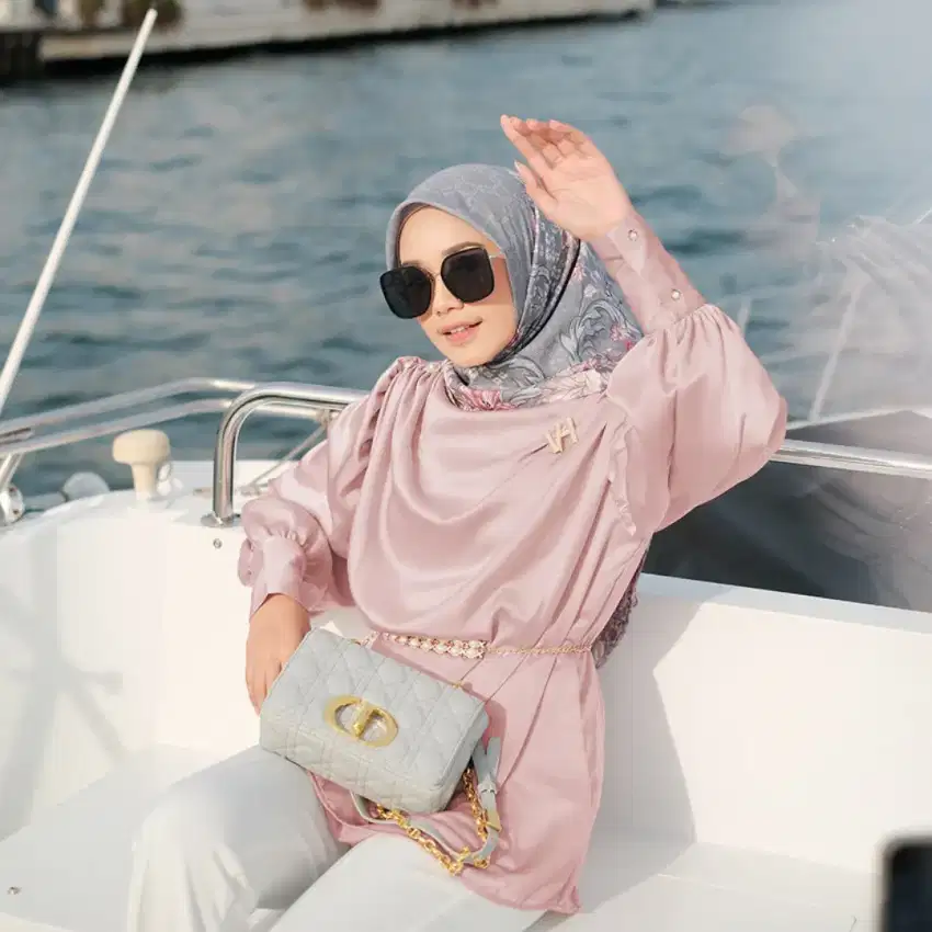 Glam blouse Rose by Vanilla hijab