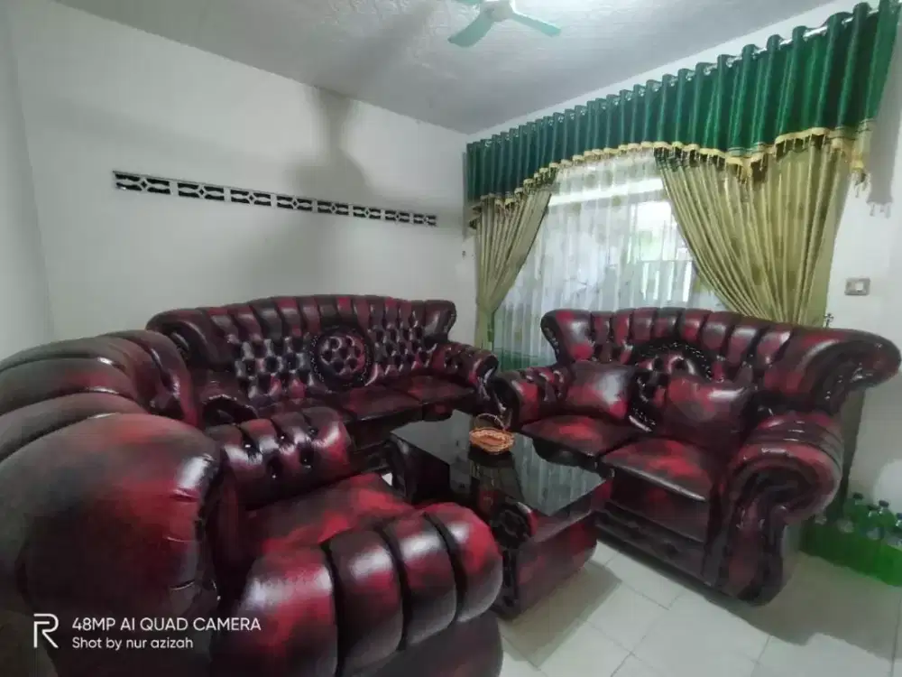 Sofa Radja 321 Kepang Merah Cabe