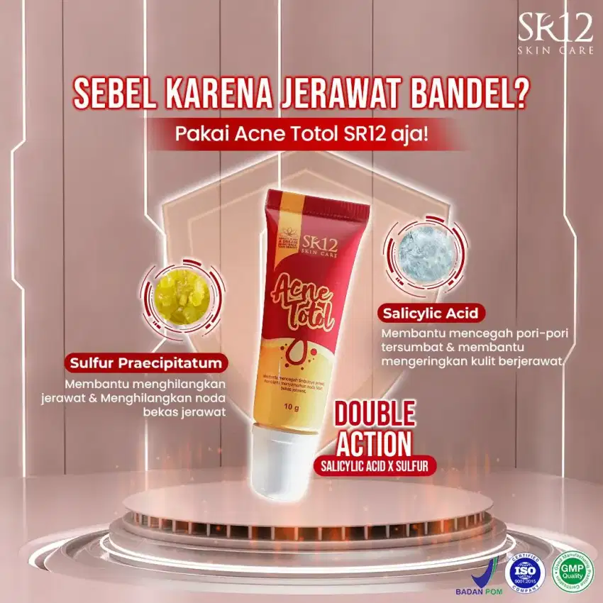 Acne Totol SR12 salep penghilang jerawat