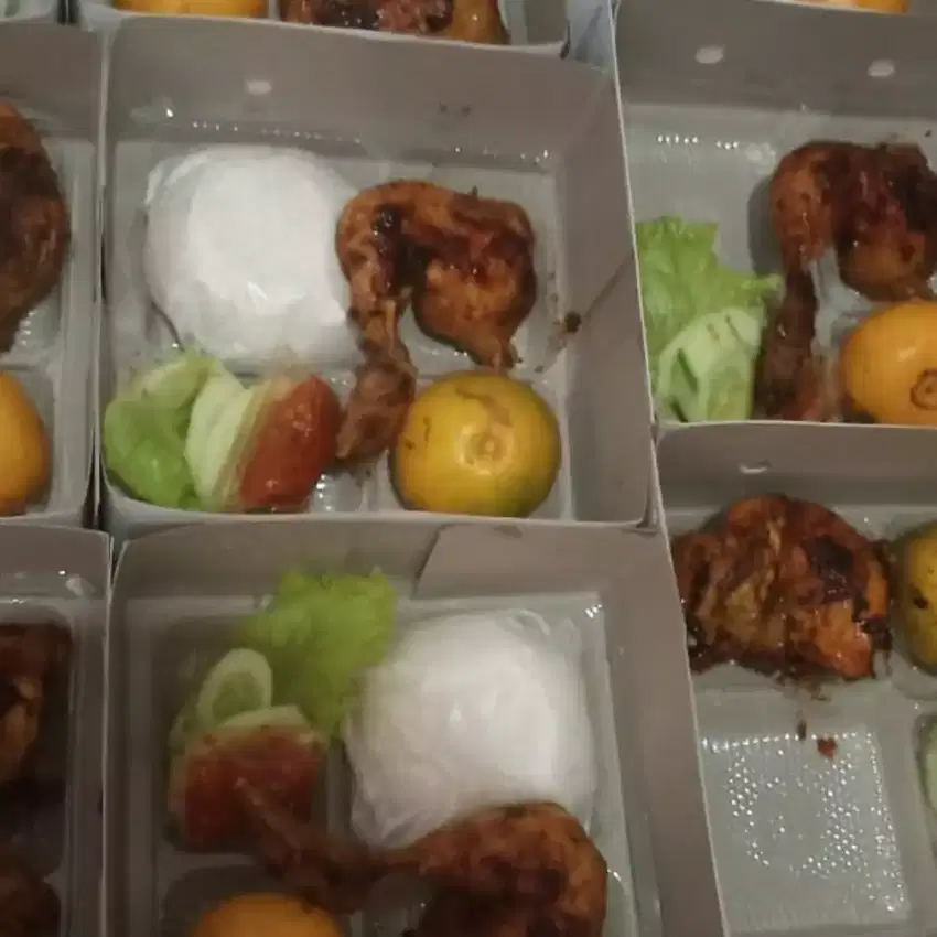 Paket Nasi kotak nasi box spesial ayam bakar untuk segala acara anda