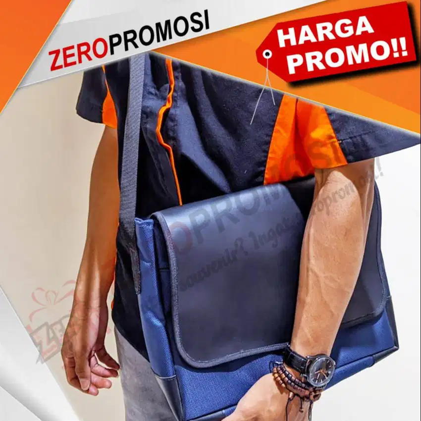 Produksi Souvenir Tas Promosi Custom Model Selempang  Termurah