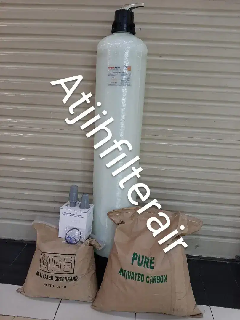 Filter penjernih air sumur yg keruh kuning berbau