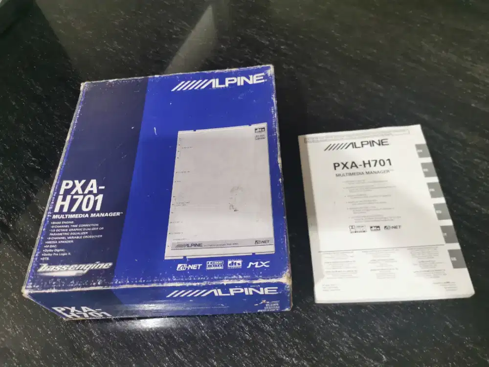 Dus dan buku manual Processor ALPINE PXA-H701 Multi Media Manager