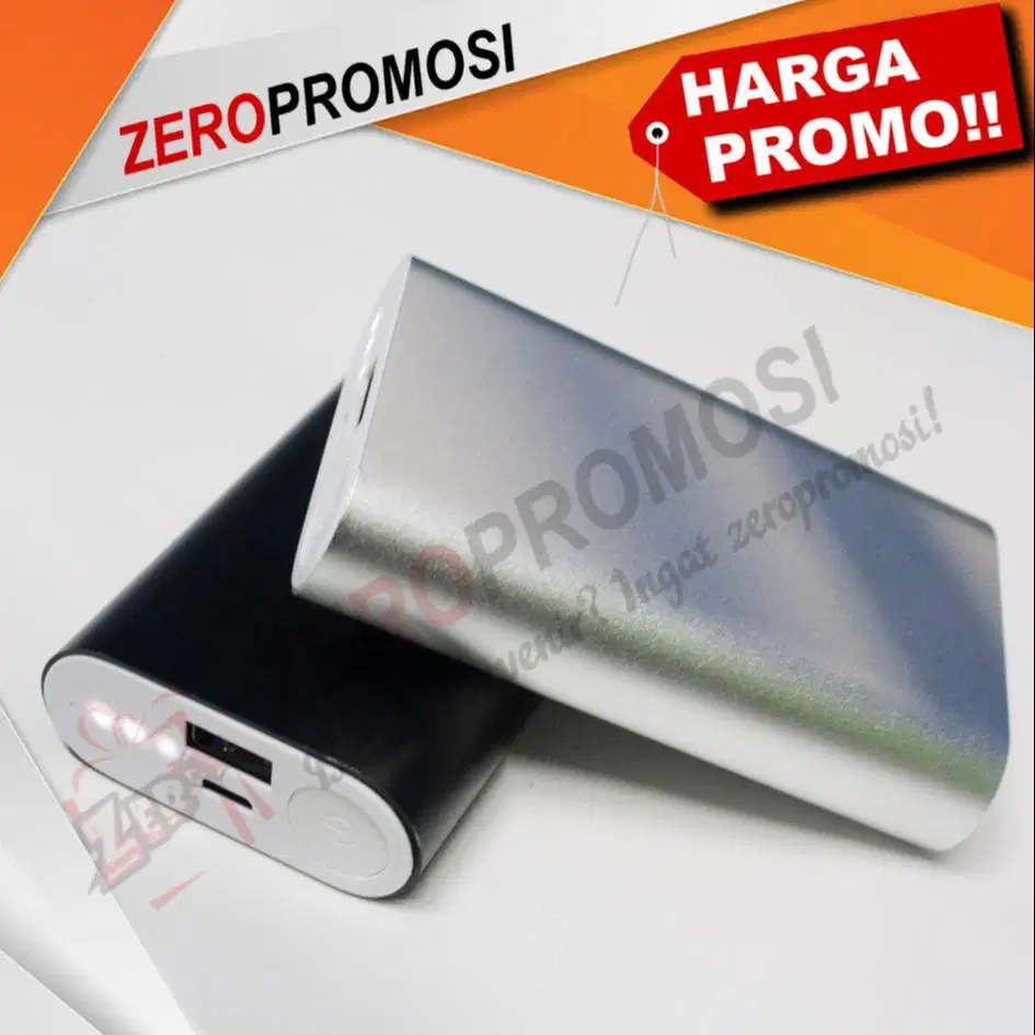Power Bank P52AL11 Metal 5200MAH Custom Logo Murah