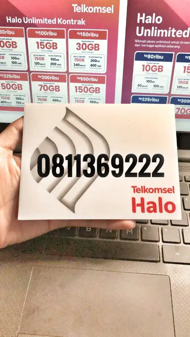 TELKOMSEL HALO 10 DIGIT NOMOR CANTIK TRIPLE 2 ELEGANT