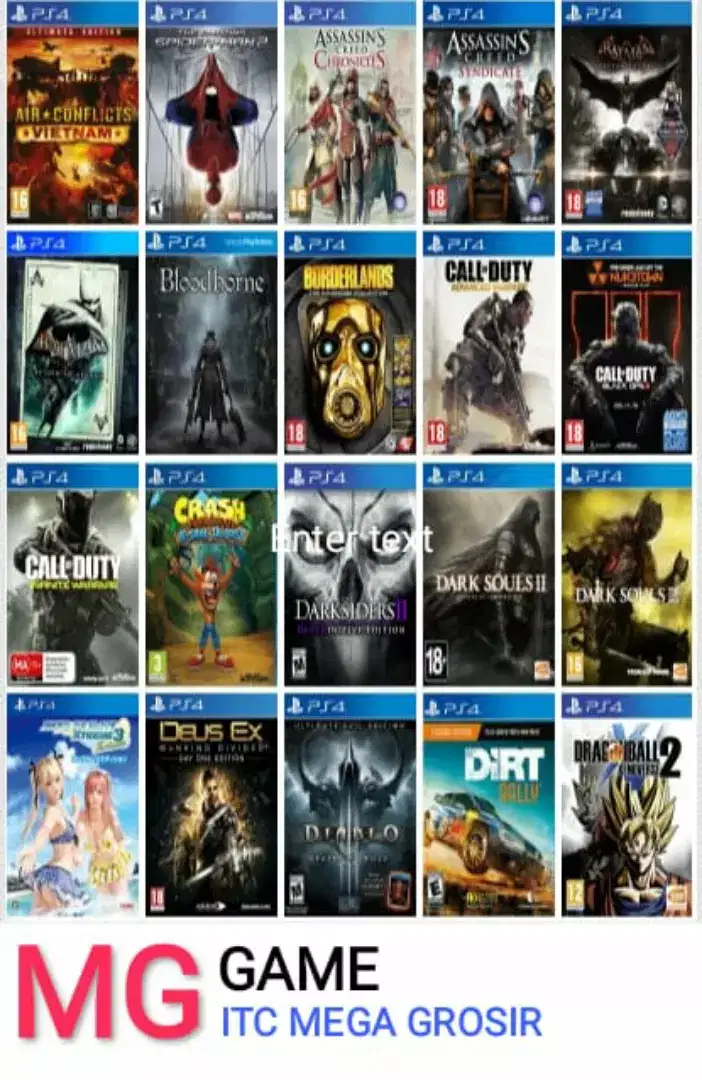 ISI GAME PS4 KOLEKSI LENGKAP