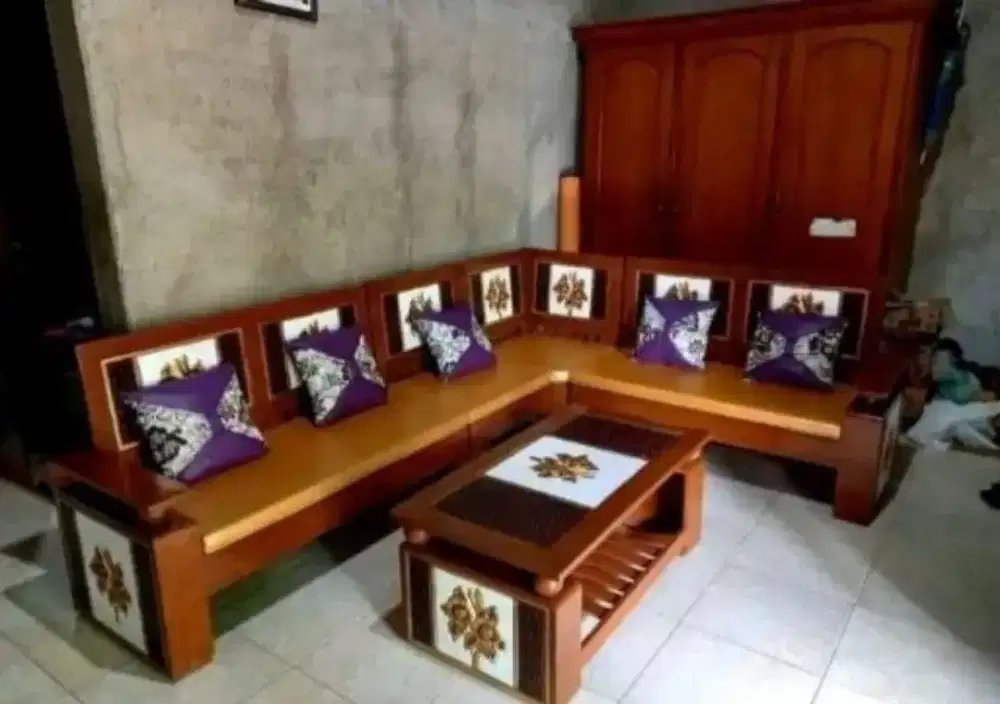 Kursi tamu minimalis jati,kursi sudut box minimalis,kursi tamu sudut