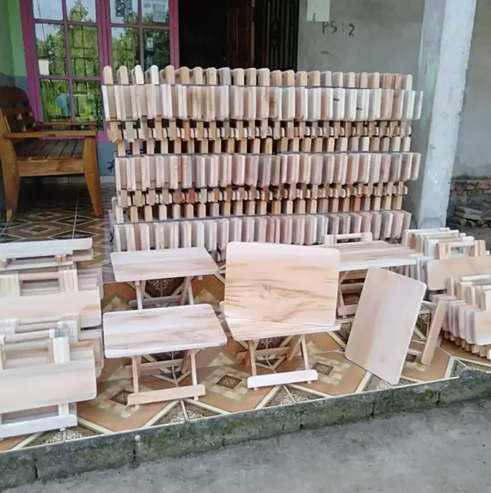 meja lipat ngaji/laptop/ta'lim