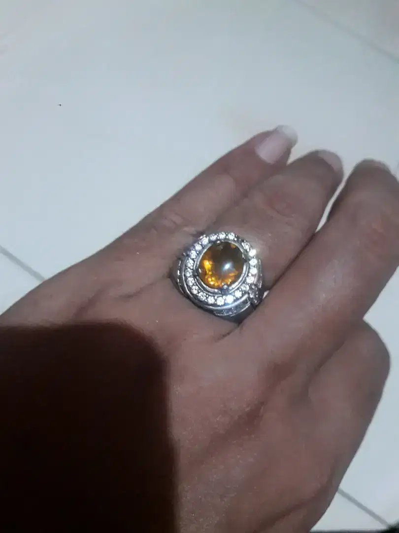 Natural batu cincin akik fire opal ori wngri