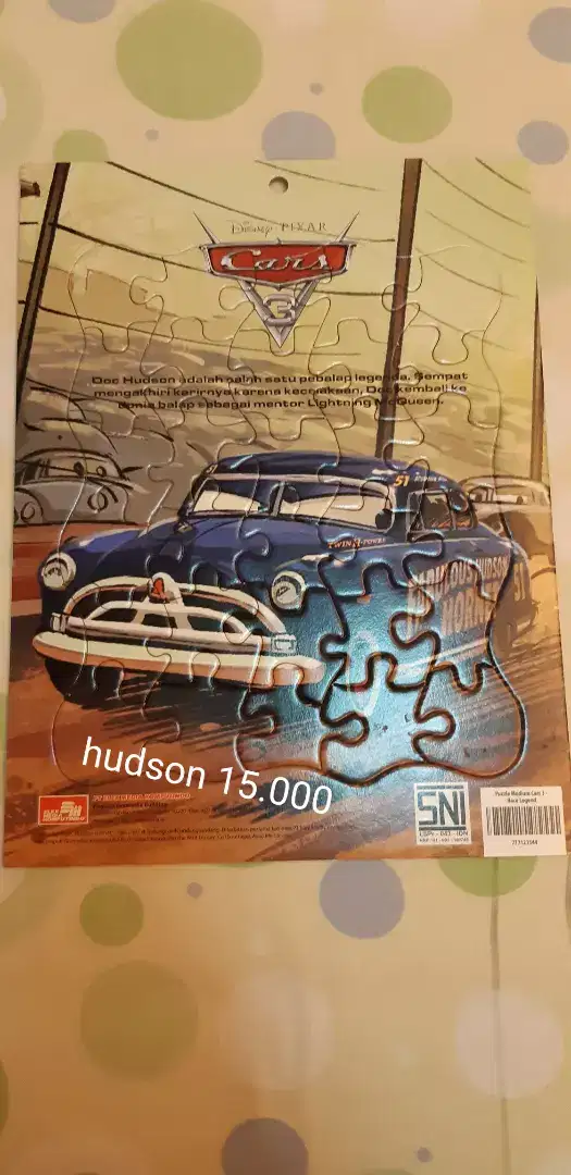 Puzzle disney cars 3 hudson