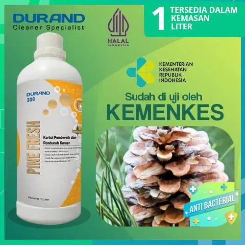Durand 308 - Karbol Aroma Pinus - Penghilang Bau Tidak Sedap 1 liter