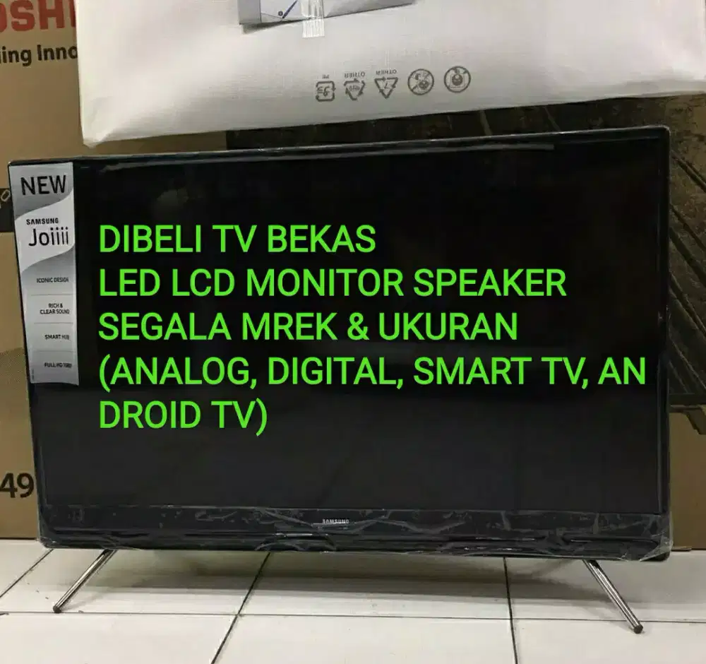 Diterima Bekas TV LED LCD Monitor satuan &amp; Borongan