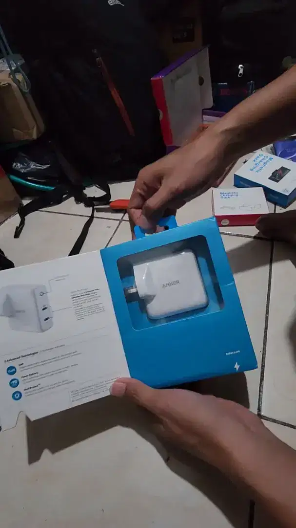 Charger anker 60W 2 slot