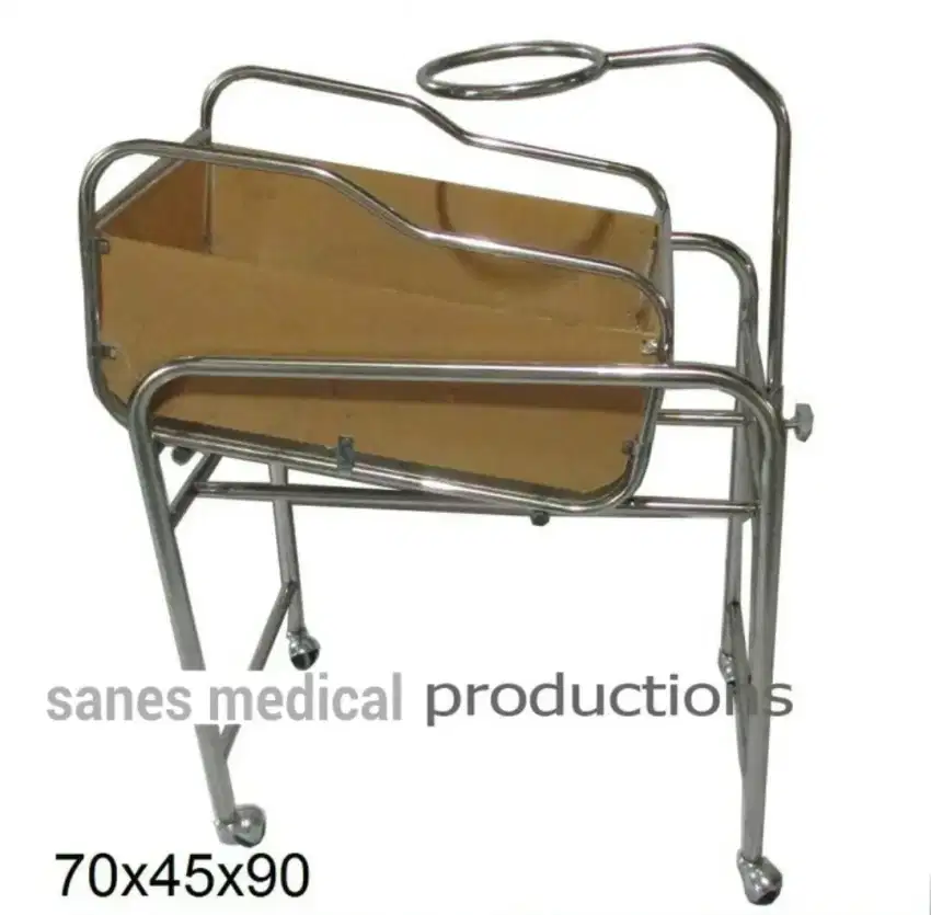 Bed Prokes Bayi Stainless Baby Cot Box Ranjang Dokter Rumah Sakit RS