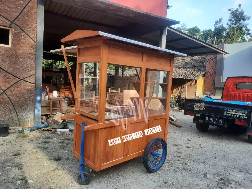 Gerobak jualan BAKMI JAWA, ANGKRINGAN, MI AYAM BAKSO, ROTI BAKAR,DLL