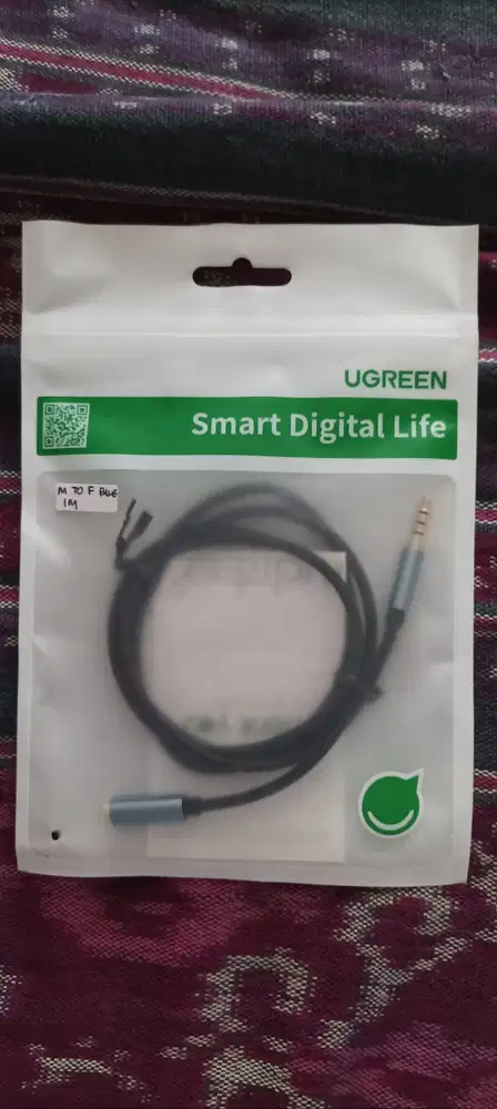 Sambungan Jack Audio 3.5 mm Ugreen