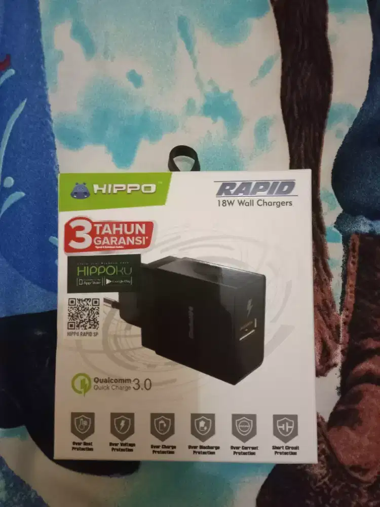 Charger qualcomm qc3  Hippo, new. garansi resmi hippo.