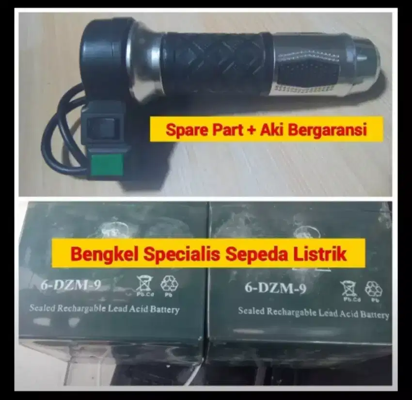 Handle gas sepeda listrik sparepart bergaransi