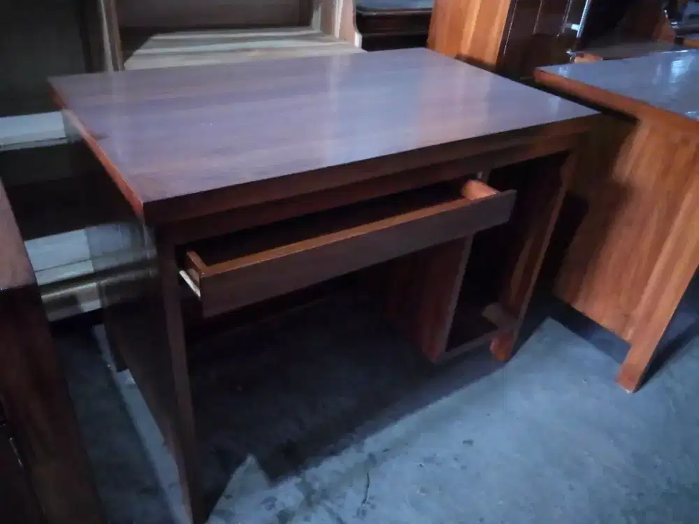 Meja komputer Jati 90x55 preOrder