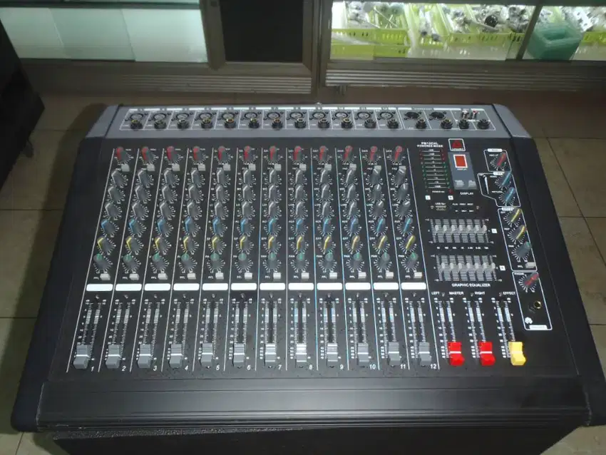 1 unit power mixer 12 channel mantap