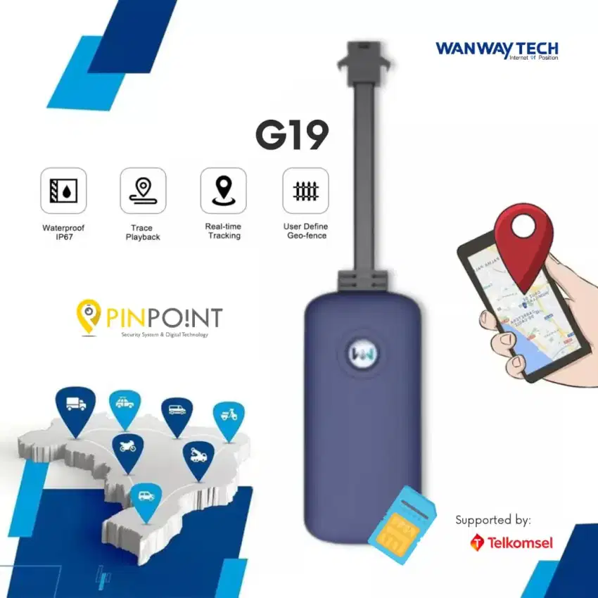 GPS TRACKER MOBIL/MOTOR TRACKING ONLY PLUS PASANG G19