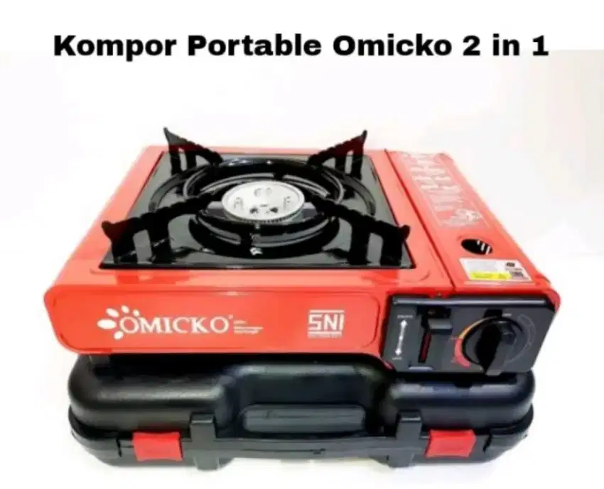 KOMPOR PORTABLE - 2 IN 1 GAS KALENG - GAS ELPIJI TABUNG