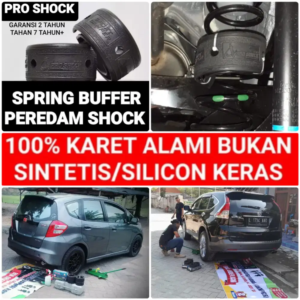 SPRING BUFFER PEREDAM SHOCKBREAKER MOBIL BAHAN NATURAL RUBBER TERBAIK