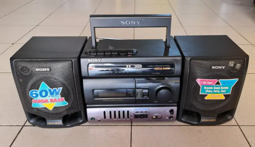 Radio Tape Sony Jadul Kaset Langka Unik Keren tahun 90 an