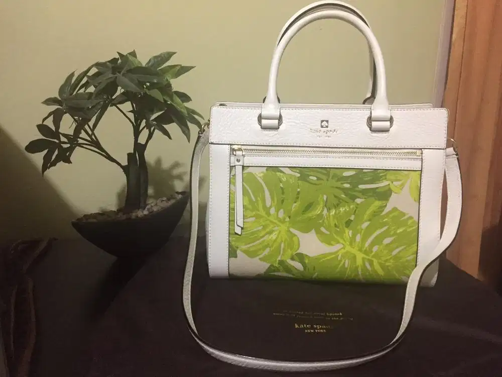 Tas Wanita Kate Spade White Floral